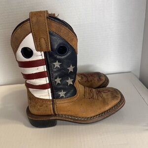 Cody James American Cowboy Boots Youth Size 11 D American Flag USA Patriotic